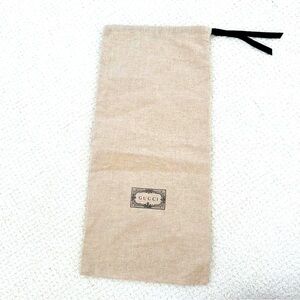 Gucci Beige Dust Bag with Drawstring Shoes Handbags